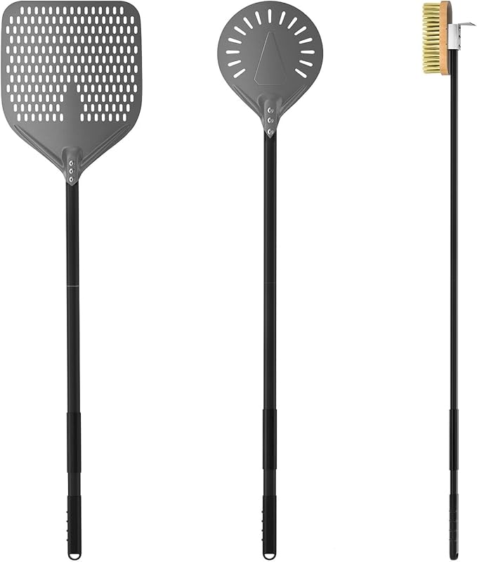 G.a HOMEFAVOR 3-Piece Pizza Peel Set by GaHOMEFAVOR