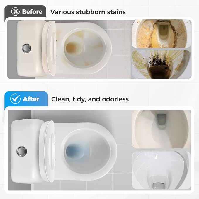 Disposable Toilet Brush, 2026 New Toilet Brush Holder, Compact Wall Mounted - Image 3