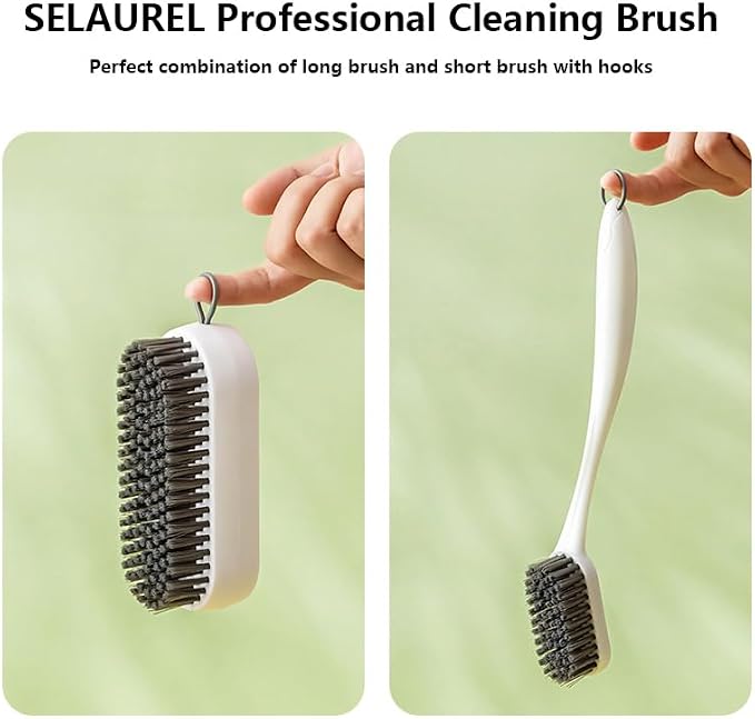 Laundry Scrub Brush Cleaning Brush 2 Pack Soft Bristle Brush Clothes Underwear - Image 5