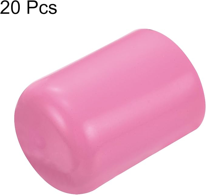 uxcell 20pcs Rubber End Caps 14mm ID Vinyl PVC Round Tube Bolt Cap Cover Screw - Image 2