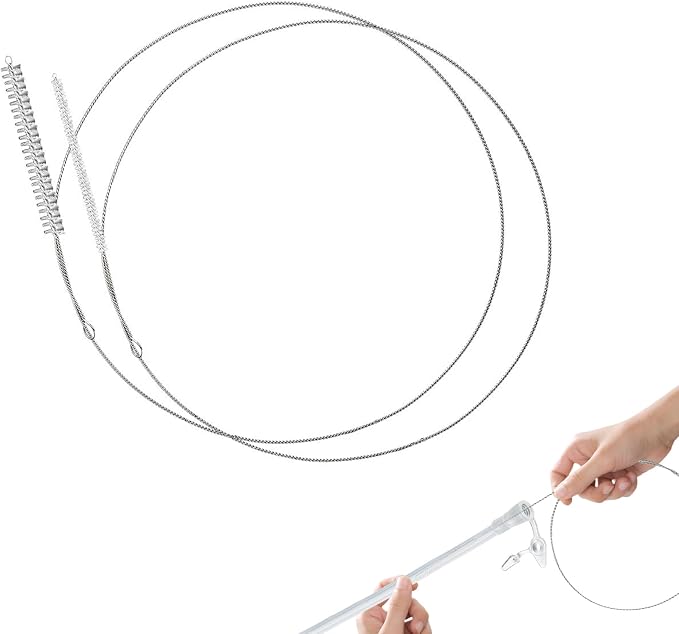 Extra Long Pipe Cleaners, Straw Cleaner Brush Extra Long, Tube Cleaning Brush by YFANITI