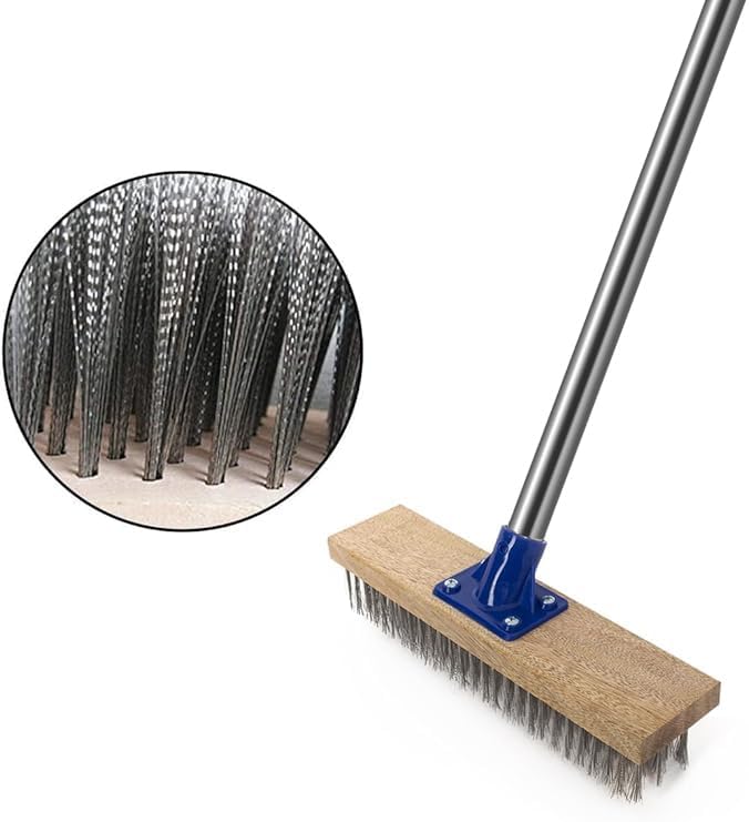 MEIBEI Deck Brush, Stainless Steel Wire - Image 2