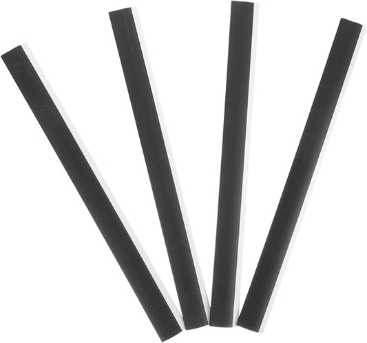 GALPADA 16pcs Replacement Lip for Dustpan Black Rubber Edge Strip for Edge - Image 2