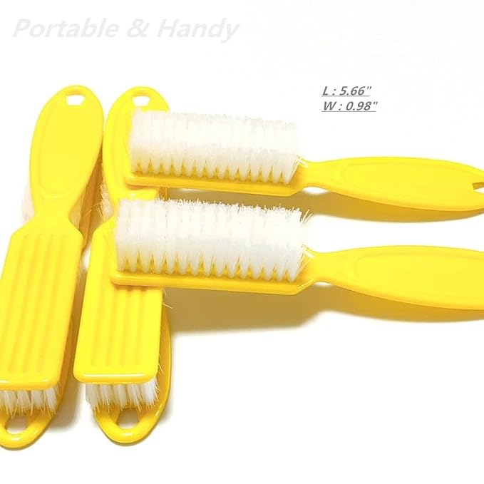 6Pcs Nail Brush for Cleaning Fingernails, Handle Grip Cleaning Brush for Nail - Image 2