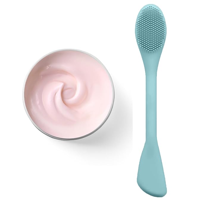 Facial Cleansing Brush, 2 in 1 Silicone Face Mask Brush & Face Scrubber - Image 5