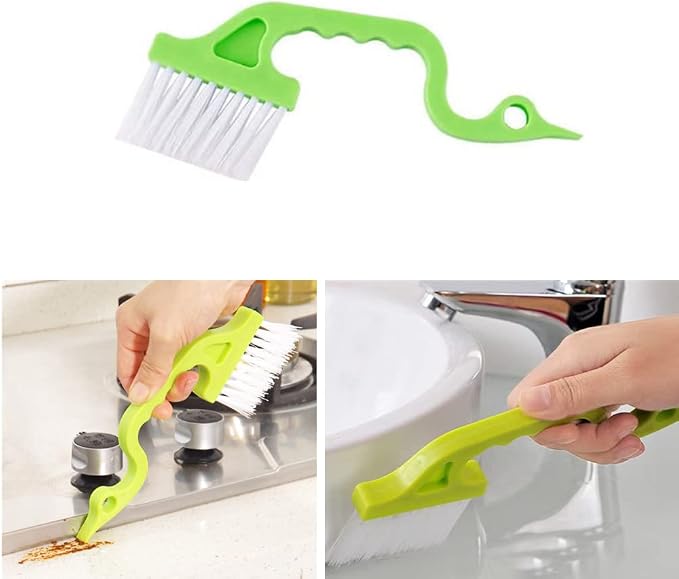 3Pcs Hand-held Groove Gap Cleaning Tools Door Window Track Kitchen Cleaning - Image 5