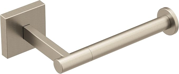 Moen Triva Brushed Nickel Single-Post Toilet Paper Holder by Moen