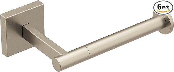 Moen Triva Brushed Nickel Single-Post Toilet Paper Holder by Moen