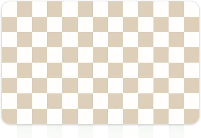 12" x 20" Checkered Dish Drying Mat - Image 9