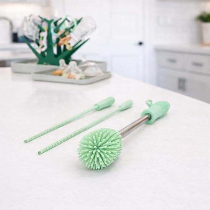 Haakaa Silicone Cleaning Brush Kit – Household Cleaning Brushes - Image 2