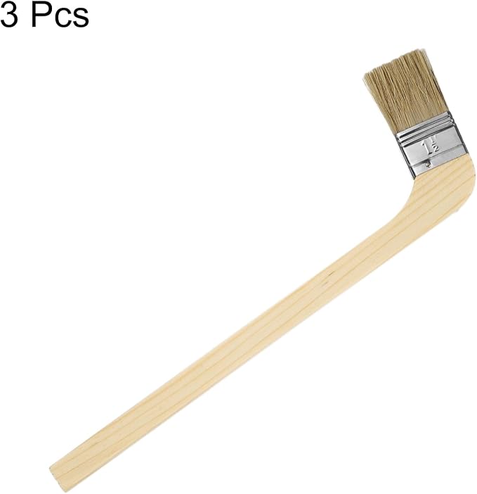HARFINGTON Paint Brush 3Pcs 1.5" Brush Width Reusable Variety Angled Bend - Image 3