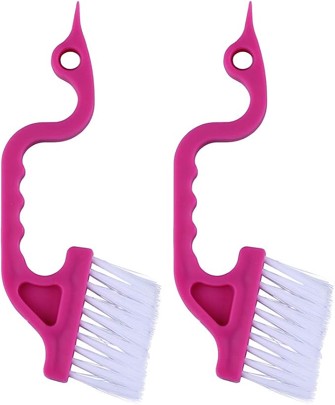 2pcs Window Track Cleaning Brushes, Hand-held Groove Gap Cleaning Tools Door by Rienar