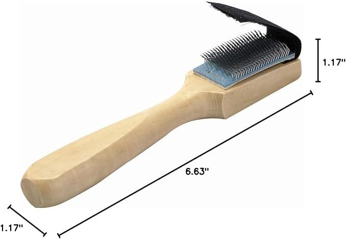 BinaryABC Dance Shoes Brush, Shoes Cleaner Brush, Suede Sole Wire Shoes Wood - Image 9