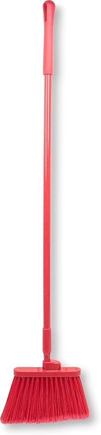 SPARTA 41082EC05 Plastic Color Coded Broom, Flagged Bristles, Long Broom by SPARTA