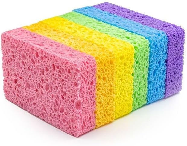 6 - Pack Non-Scratch Scrub Sponges - Sponges - Image 7