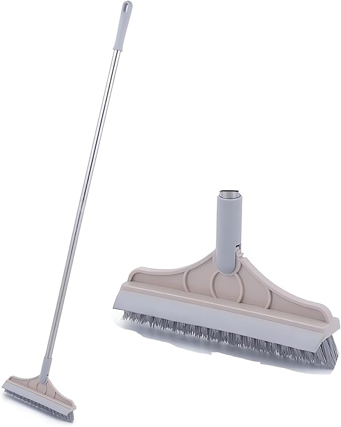 Cleaning Scrub Brush with Long Handle Heavy Duty by Webahow