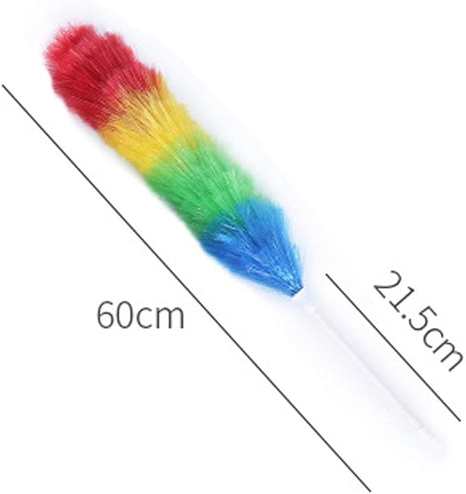 Hofumix Feather Duster Car Duster Hand Duster Static Dusting Brush Hand Grips - Image 3