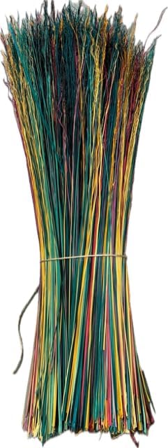 1 Pound Bundle Natural or Dyed/Colored Broomcorn Hurl by ParkerHomestead