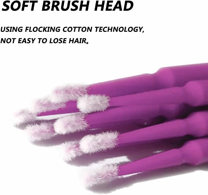 100 Pack Phone Charge Port Cleaning Tool kit, Bendable Mini Soft Round Brushes - Image 3