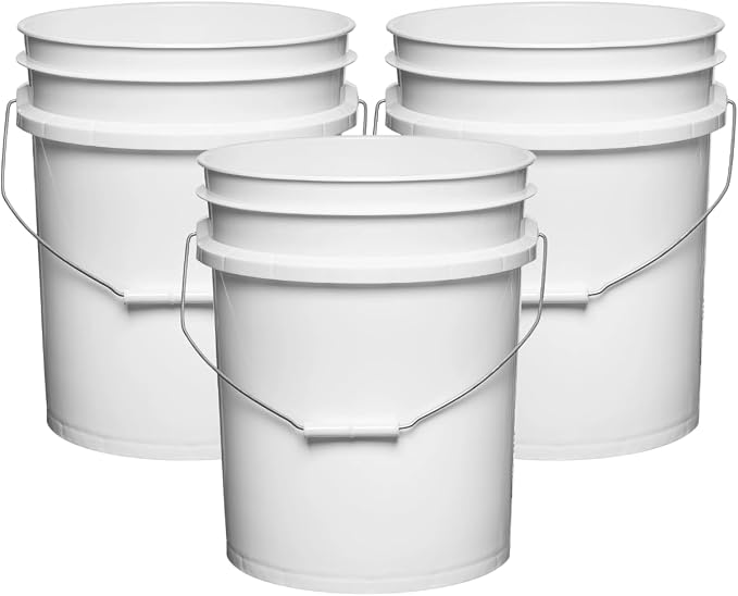 House Naturals 5 Gallon Premium HPDE Plastic Bucket by House+Naturals