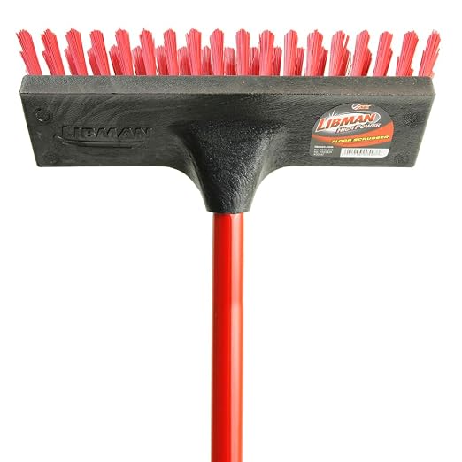 Libman Commercial 547 Floor Scrub, Steel Handle, 10.5" Wide - Image 2