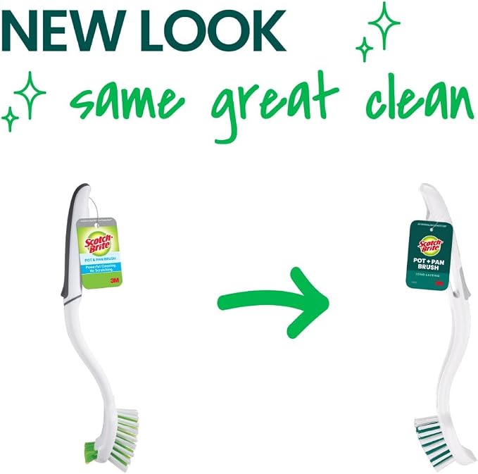 Scotch-Brite Pot + Pan Brush, Durable and Long Lasting Dish Brush - Image 2