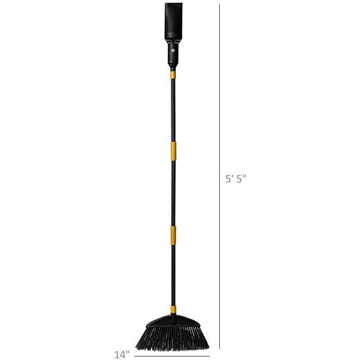 Outdoor Broom with Built-in Lightweight Rechargeable Cordless Mini Leaf Blower - Image 8