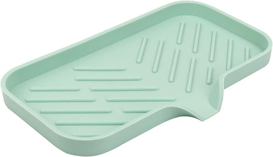 YASMEN Silicone Bathroom Soap Dishes, Sink Sponge Holder by YASMEN