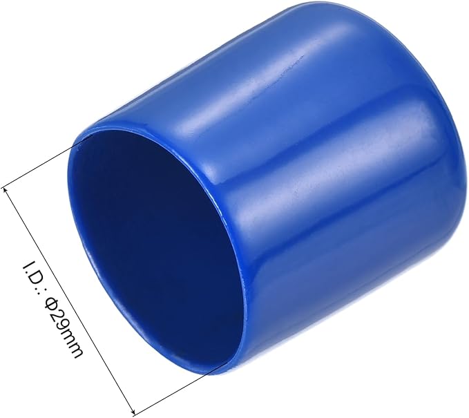 uxcell 20pcs Rubber End Caps 29mm ID Vinyl PVC Round Tube Bolt Cap Cover Screw - Image 3