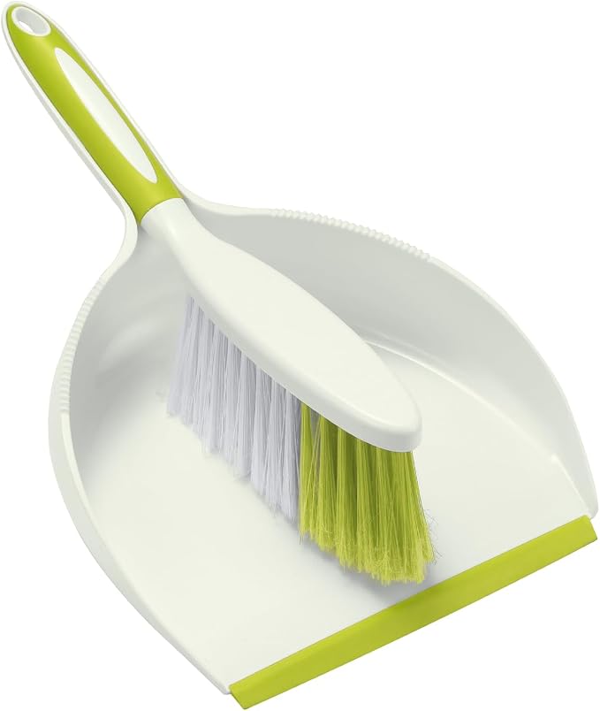 NACENA Dust Pan and Brush Set, Large Hand Broom and Dustpan Set Large Brush and by NACENA
