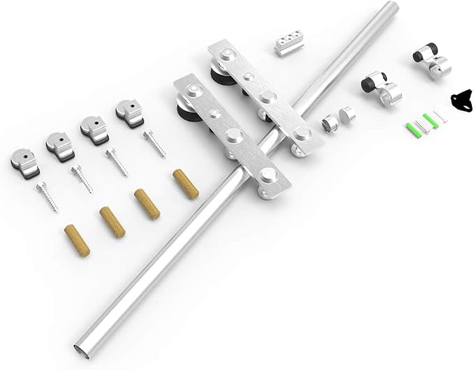 TSMST 7.5FT Sliding Barn Door Hardware Kit - Image 6