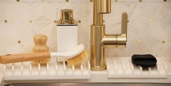 Effilogic Silicone Sponge Holder – Self-Draining Kitchen Sink Organizer - Image 8