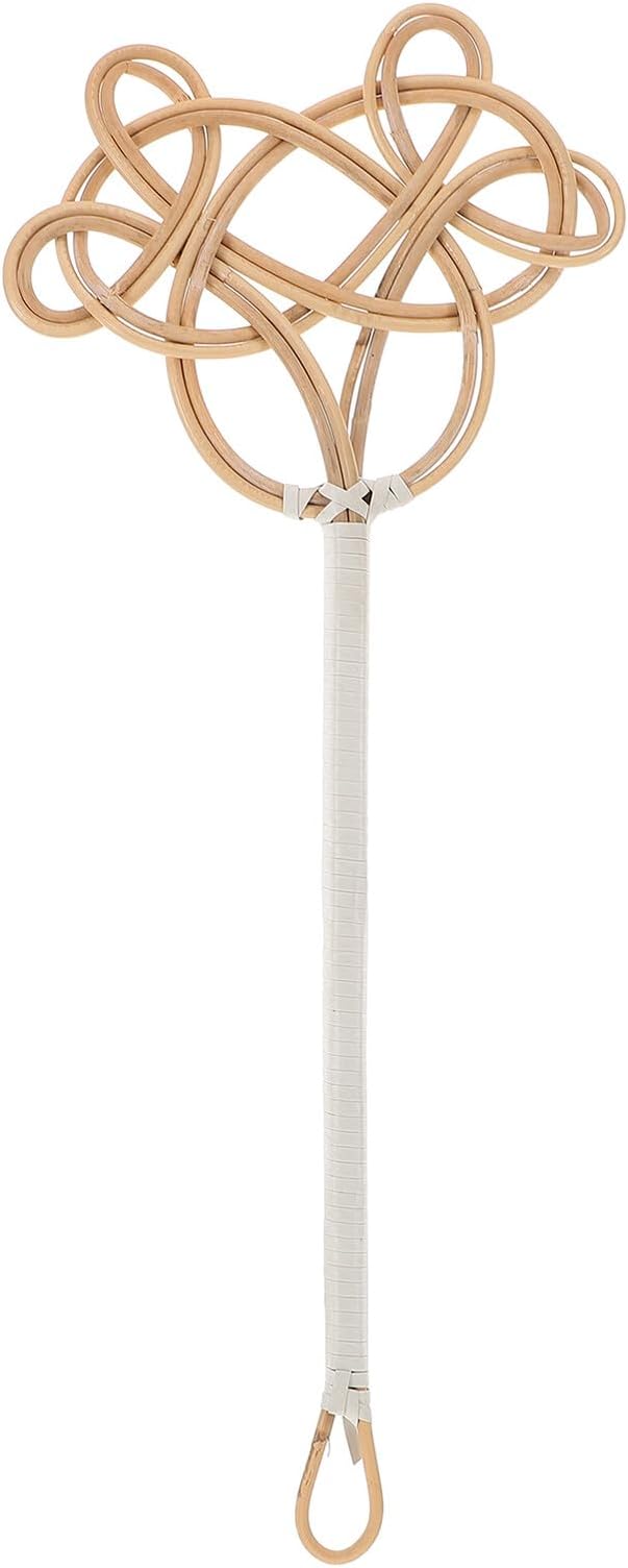 PRETYZOOM Rattan Long Handle Bed Duster Quilt Dust Cleaner Dusting Brush by PRETYZOOM
