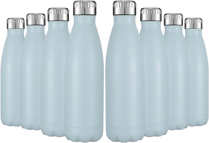 HASLE OUTFITTERS 17oz Stainless Steel Water Bottles Bulk, Vacuum Insulated by HASLEOUTFITTERS