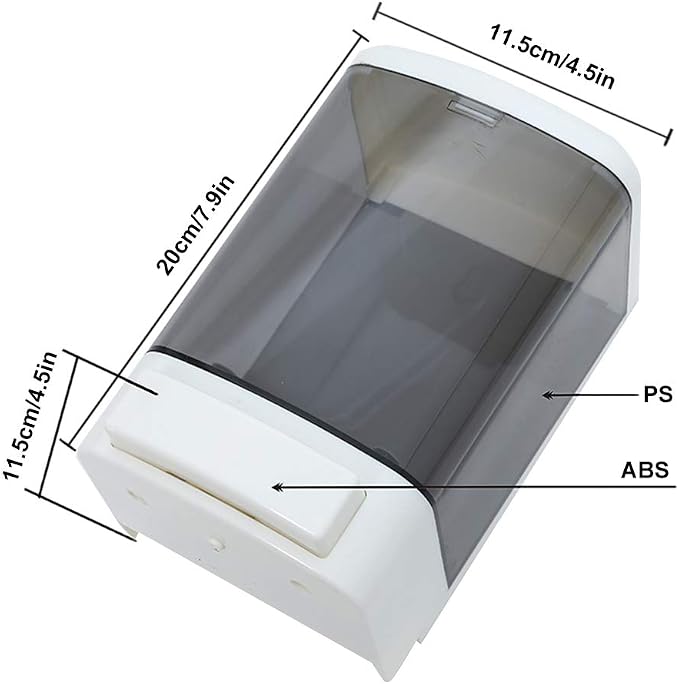 Evhome Manual Soap Dispenser Kitchen Bathroom Wall Mounted Commercial Soap - Image 3