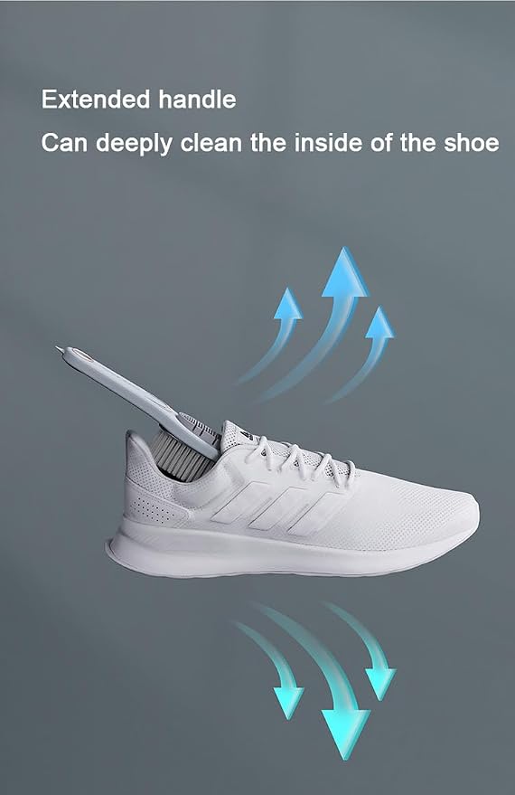 Long Handle Multifunctional Double-Sided Shoe Brush, no Damage to Shoes - Image 3