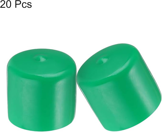 uxcell 20pcs Rubber End Caps 36mm ID Vinyl PVC Round Tube Bolt Cap Cover Screw - Image 2
