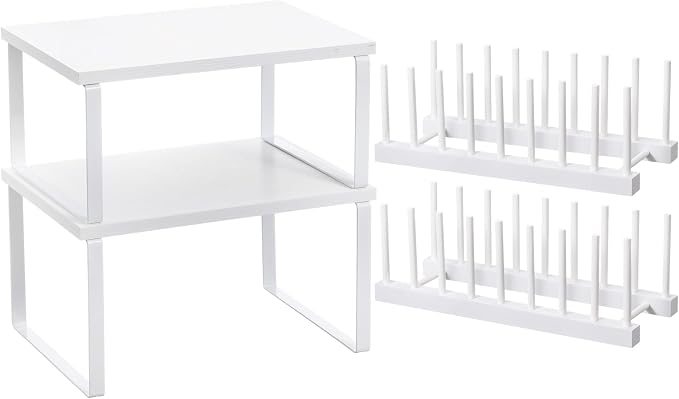 Marsui 4 Pcs Kitchen Organizer Accessories Set Cabinet Organizer Shelf and by Marsui