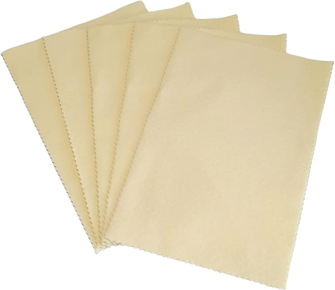 Sunshine Polishing Cloth for Sterling Silver, Brass and Copper Jewelry 5" x 7.5" by CRAFTWIRE