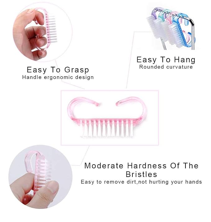 20PCS Handle Grip Nail Brush, Christmas Thanksgiving Gifts - Image 2