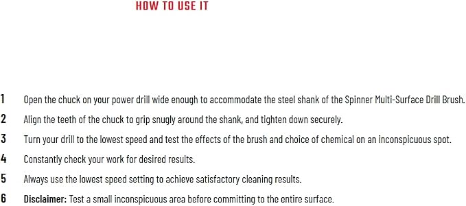 Chemical Guys ACC507 Medium Duty Spinner Multi-Surface Drill Brush Attachment - Image 6