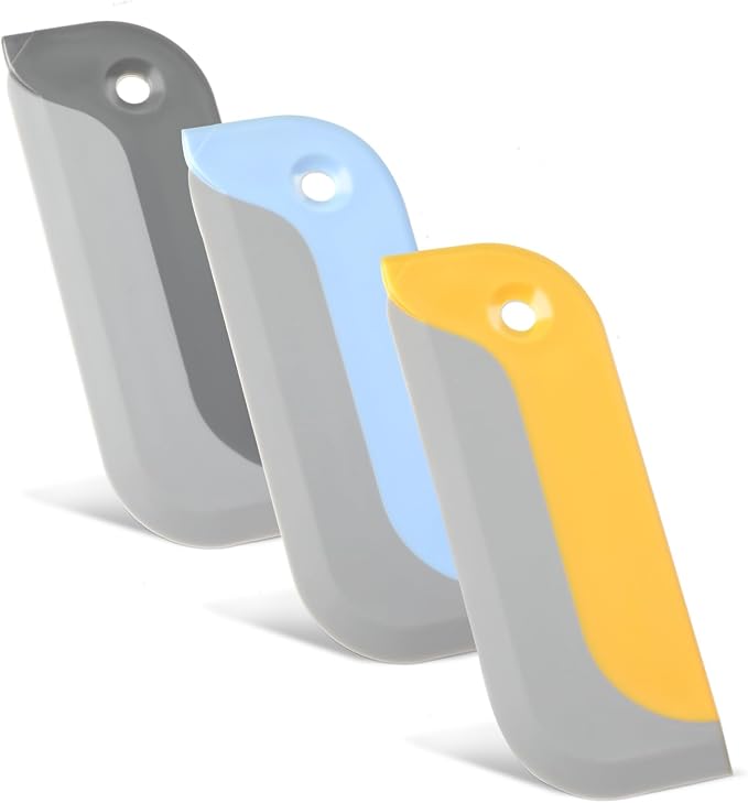 3 Pcs Small Squeegees Mini Rubber Blade Mini Water Scraper Window Tint Tools by Unknown