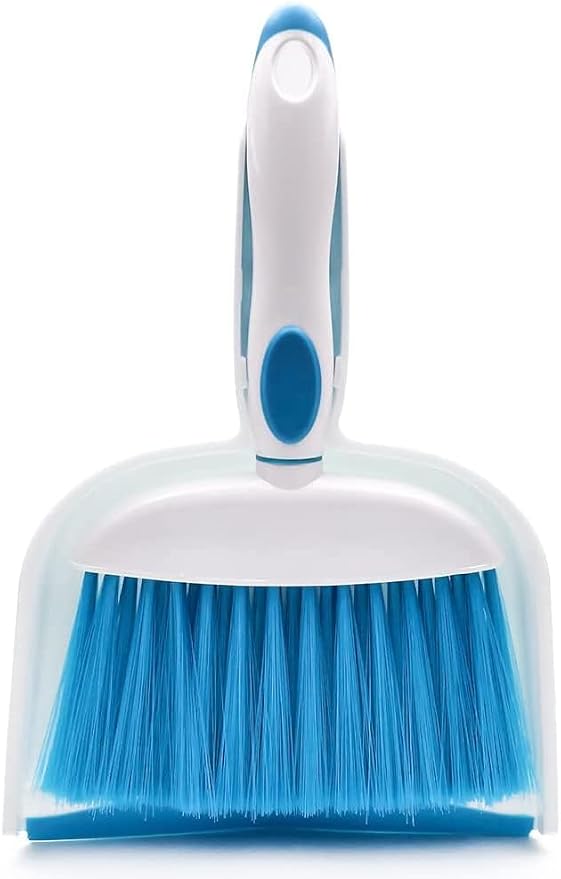 Small Broom and Dustpan Set, Small Dustpan and Brush Set, Mini Dust pan and by Householdcleaningutensils