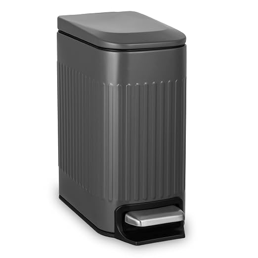 TrashAid Small 1.6 Gallon Stainless Steel Trash Can by TrashAid