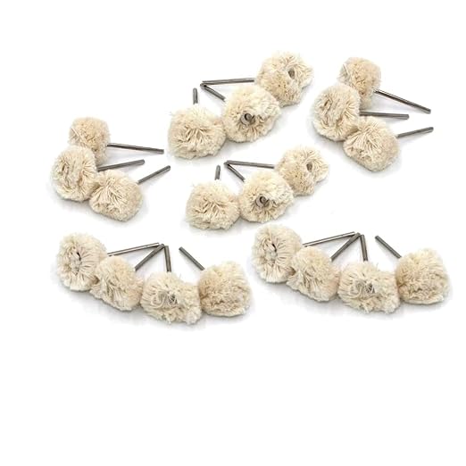Luo ke 20 Pcs Cotton Strip Polishing Wheel by Luoke