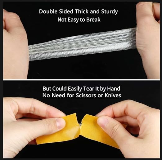 2Pack Double Sided Tape Heavy Duty, 1in x 164FT, Extra Large Universal High - Image 3