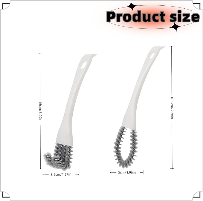 2 Pack Oven, Stove & BBQ Cleaning Brush Set - Image 2