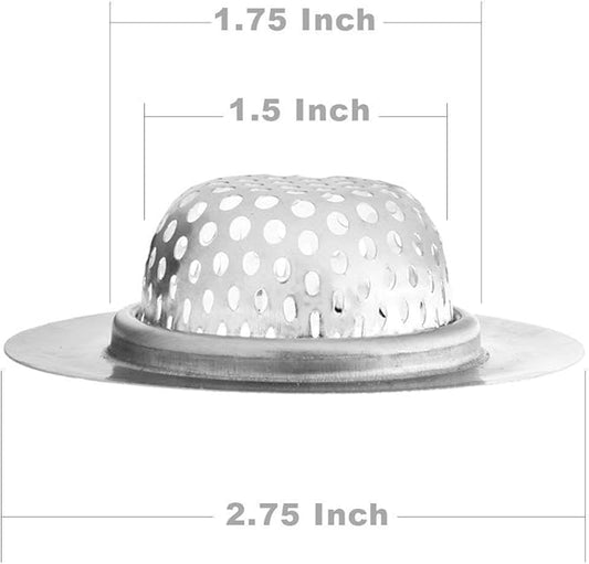 2 Pack - 2.75" Top / 1.5" Basket, Stainless Steel Slop, Kitchen and Bathroom - Image 2