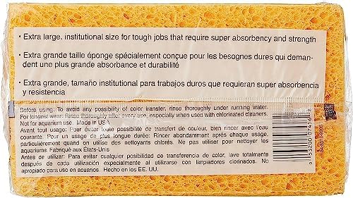 3M Extra Large Commercial Sponge – Durable, Highly Absorbent Cleaning Sponge - Image 3