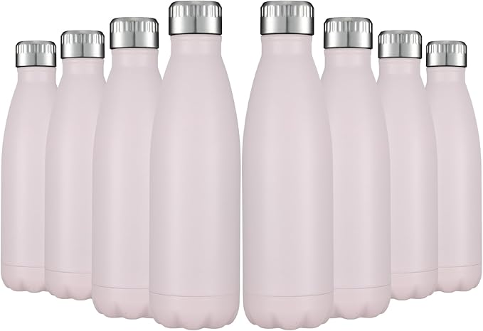 HASLE OUTFITTERS 17oz Stainless Steel Water Bottles Bulk, Vacuum Insulated by HASLEOUTFITTERS
